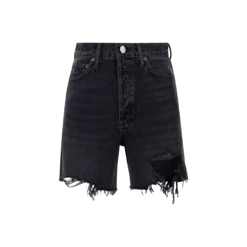 AGOLDE Denim Shorts Women's Black