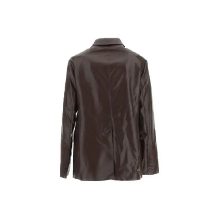 NANUSHKA Buttoned Leather Blazer-1