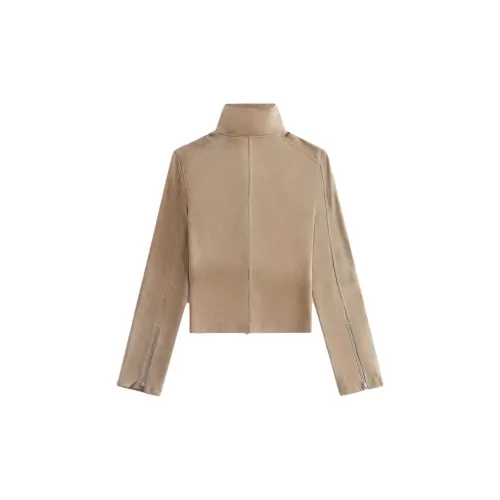 KITH Women's AW23 Fall/Winter Collection Leather Jackets Women's Coffee