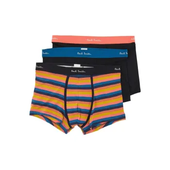 Paul Smith 3 Pack Logo Waistband Boxers