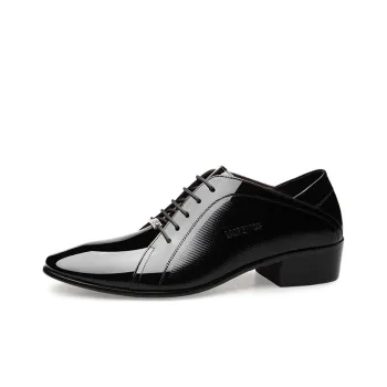 LAORENTOU Dress Shoes Men Low Top Brown