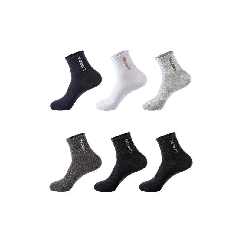 Lanza Men Mid Calf Socks-3