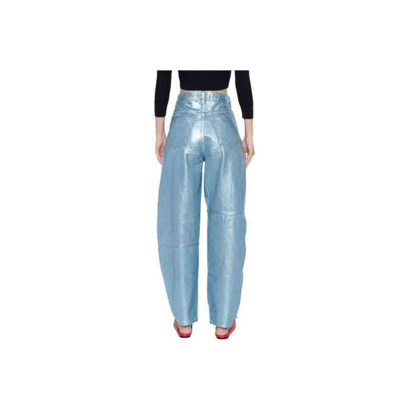 GANNI Foil Stary Denim 'Heather'-1