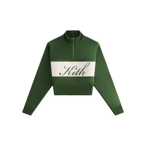 KITH Women's AW23 Fall/Winter Collection Sweatshirts Women's Green