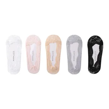 Lanza No-Show Socks Women's 5 Pack