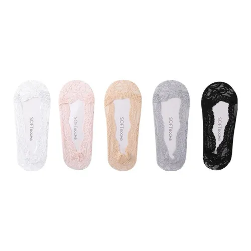Lanza No Show Socks Women's 5 Pack