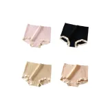 M297-Textured Boxer Shorts-E Set-Pink+Black+Yellow+Skin (4 Pack)