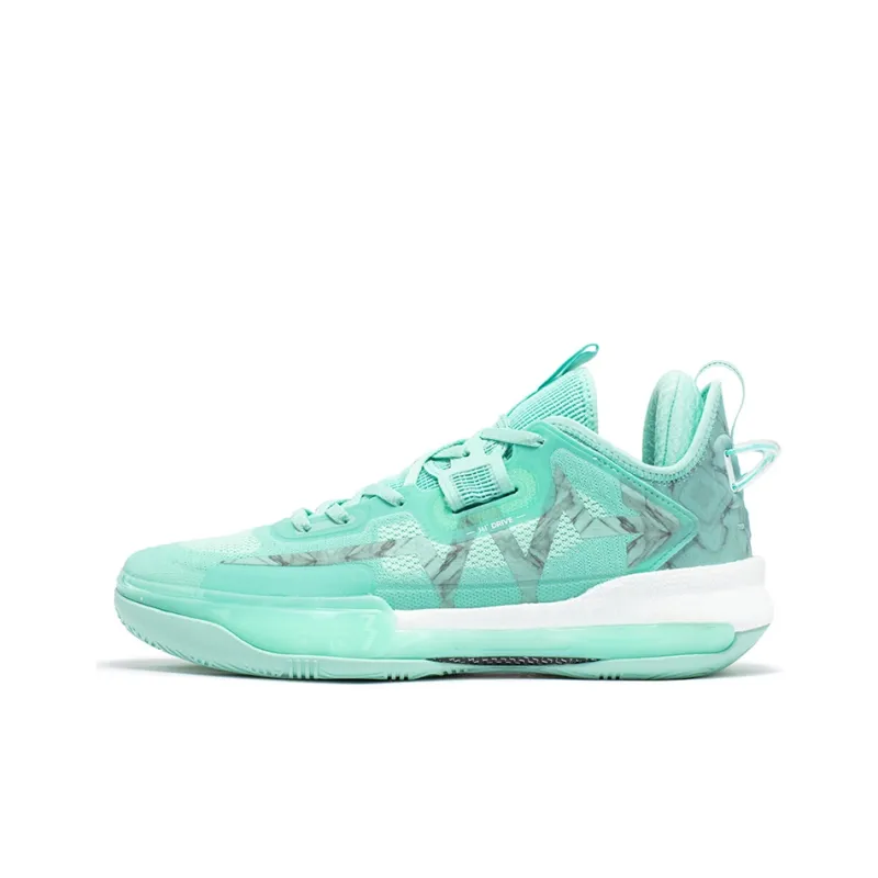 361° Basketball Shoes Men Low Top Sea Wave Blue/361 Degrees White-0