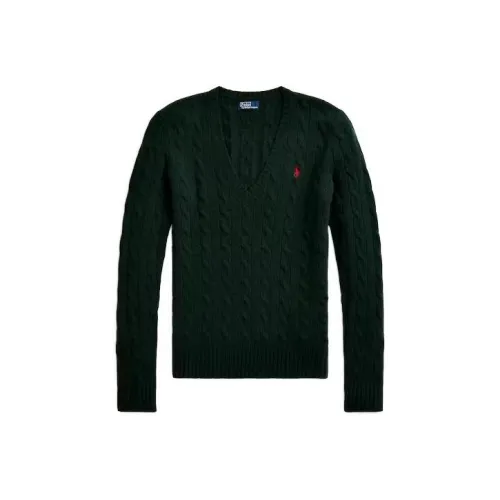Polo Ralph Lauren Cable Knit V Neck Jumper