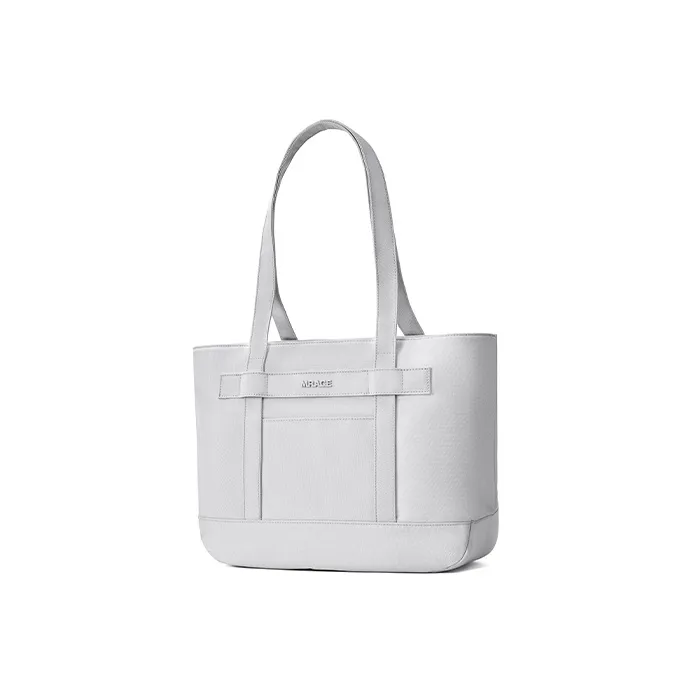 MR.ACE HOMME Polyester Tote Bag Shopping Bag Shoulder Bags Unisex Gray White Paint-1
