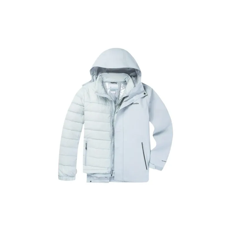 Columbia Outdoor Hiking Waterproof, Windproof, Thermal, Quick Dry Windbreaker Jacket Unisex Cirrus Gray-2