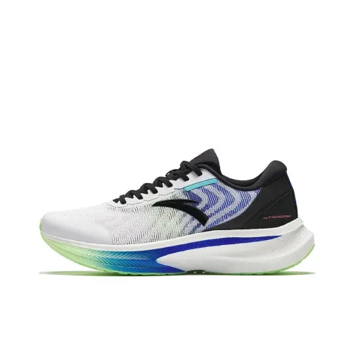 Anta Champion 2nd Gen Slip Resistant Low Top Running Shoes Men's White Green