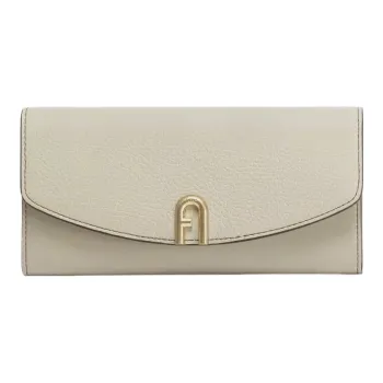Furla Cow Leather Wallet Extra Large Women's White