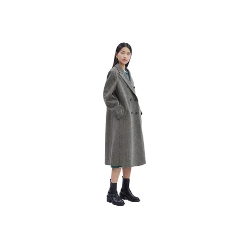 Broadcast Coats Women's G42 Bamboo Gray Strip