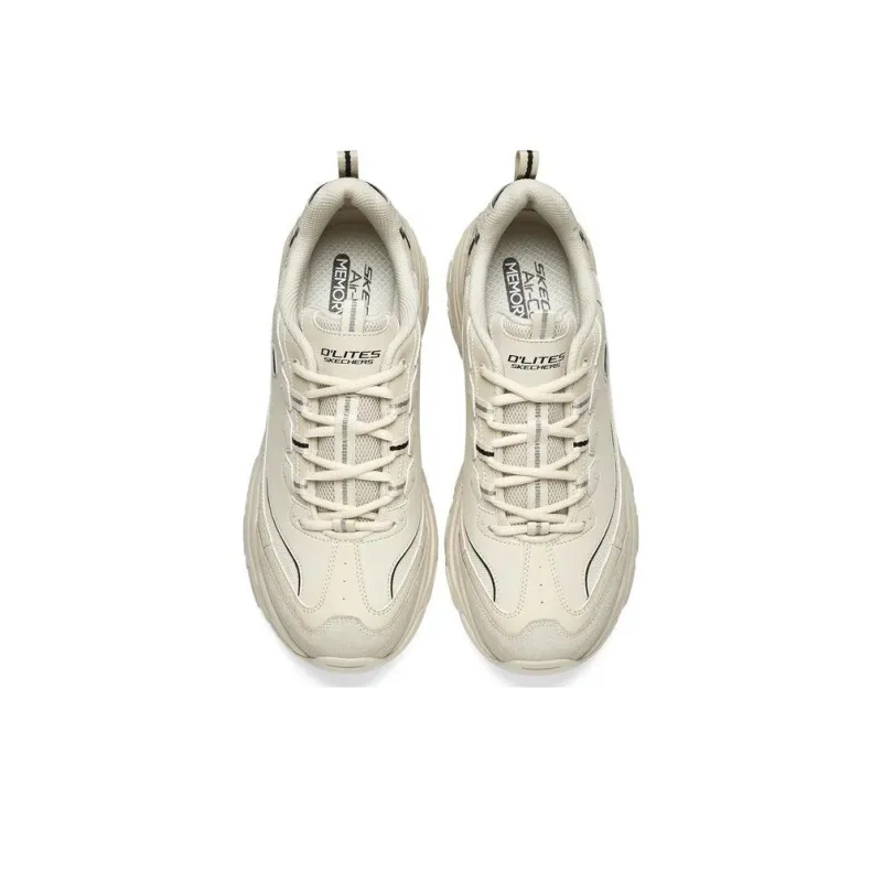 Skechers D'lites Beige Black-3