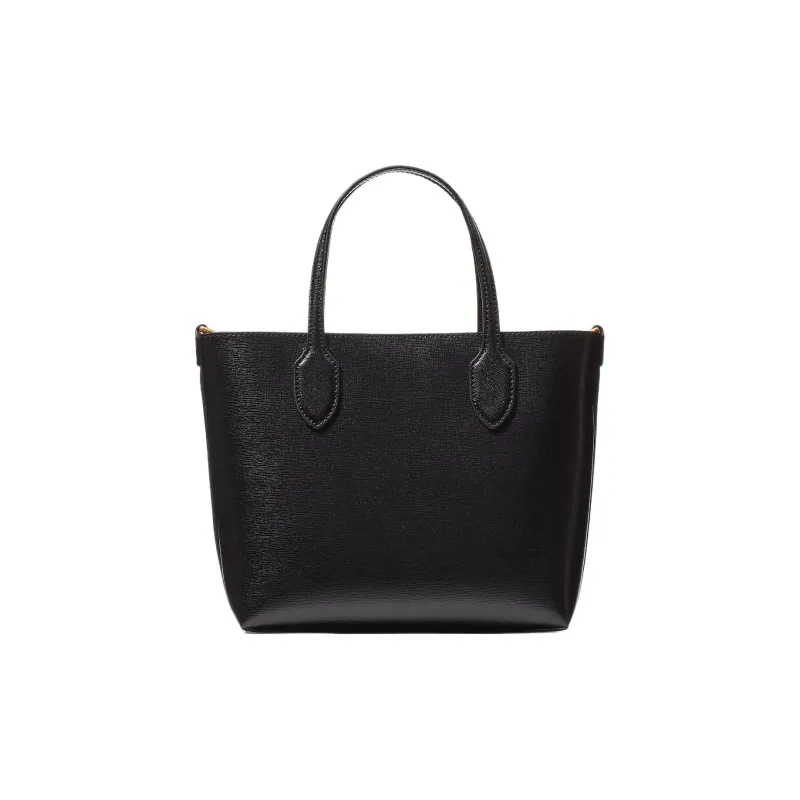 Kate Spade Saffiano Leather Tote Bag, Shopping Bag, Shoulder Bag, Crossbody Bag, Handbag Medium Size Women's Black-2