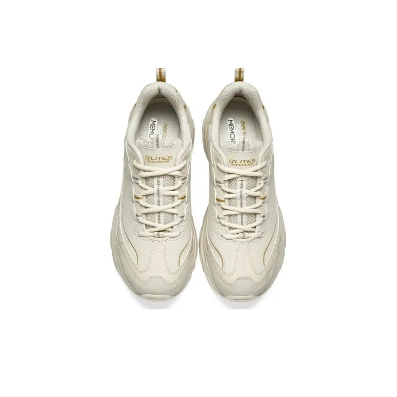 Skechers D'lites 1.0 Marathon Running Shoes 'Beige Gold'-3