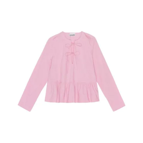 GANNI Shirts Women's Orchid Smoke Pink