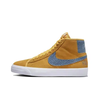 Nike Sb Zoom Blazer Mid Pro Gt Grant Taylor University Gold Denim