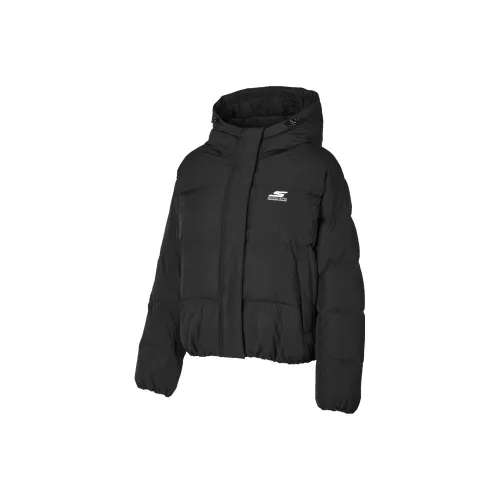 Skechers Down Jackets Women's Carbon Black