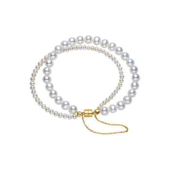 ME LUXE Freshwater Pearl Bracelet Delicate Versatile Sweet Style Women's