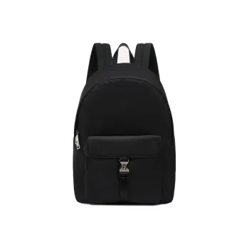 Furla Nylon And Leather Backpack Men's Black