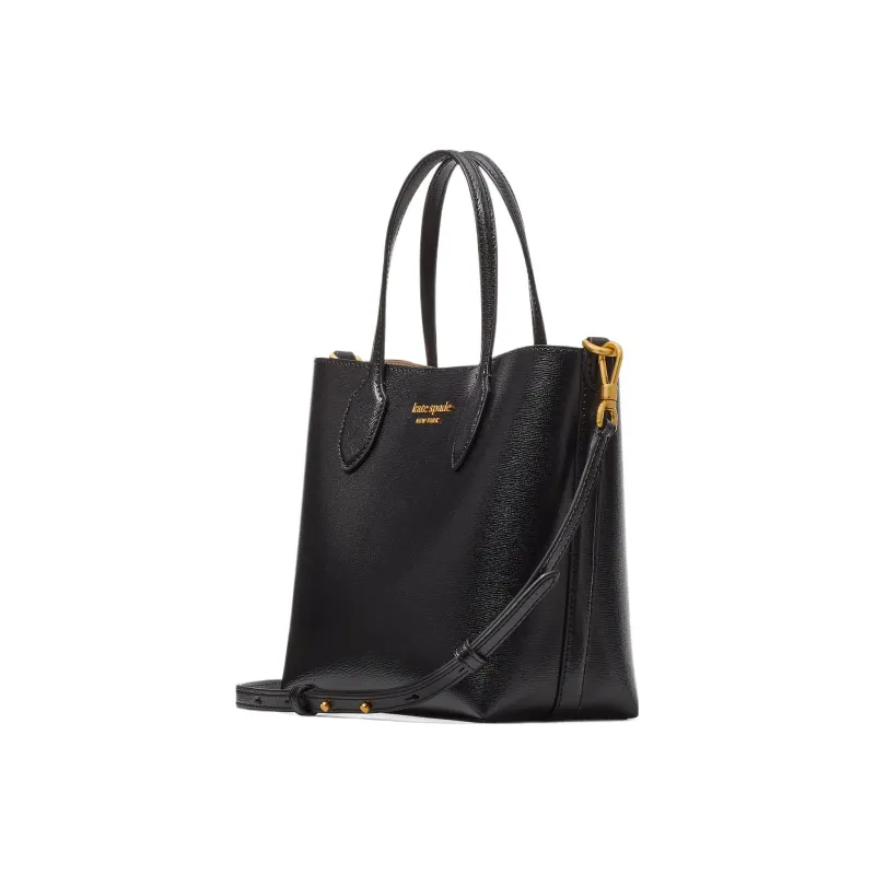 Kate Spade Saffiano Leather Tote Bag, Shopping Bag, Shoulder Bag, Crossbody Bag, Handbag Medium Size Women's Black-1