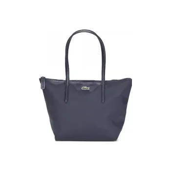 LACOSTE Fabric Tote Bag, Shopping Bag, Handbag Regular Women's Blue
