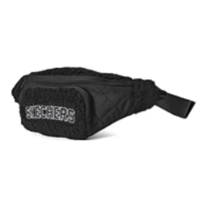 Skechers Cotton Fanny Pack Small Size Unisex Carbon Black-1
