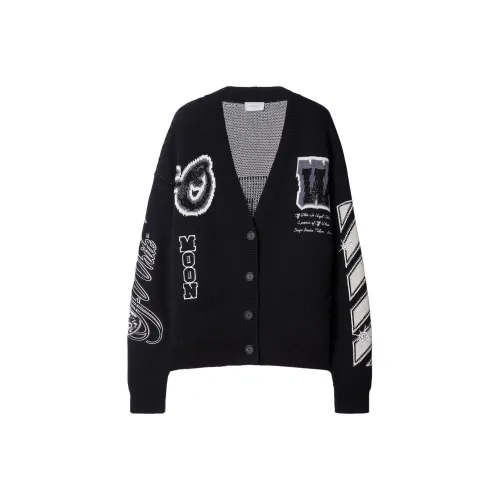 OFF-WHITE Varsity Bling Cardigan