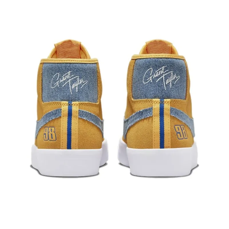 Nike Sb Zoom Blazer Mid Pro Gt Grant Taylor University Gold Denim-4