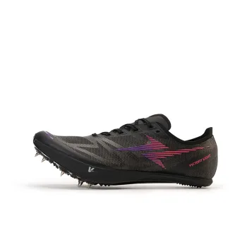 VICTORY LIGHT Anti Slip Wear Resistant Low Top Training Running Shoes Unisex Twilight Purple Obsidian Black