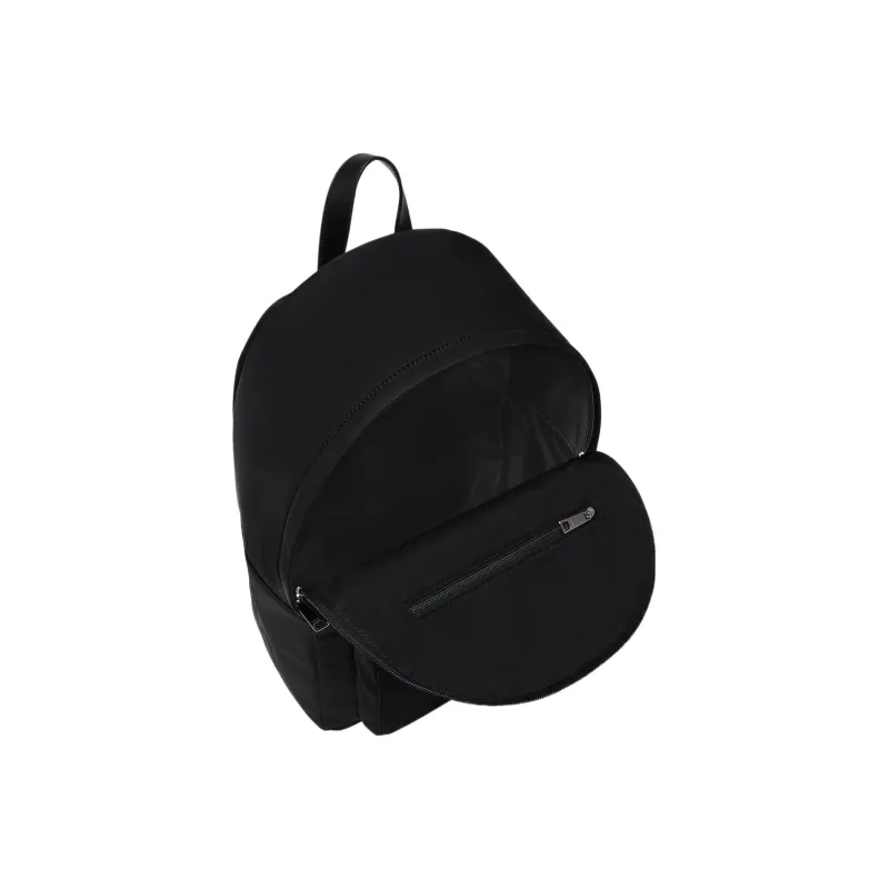 Furla Nylon And Leather Backpack Men's Black-3