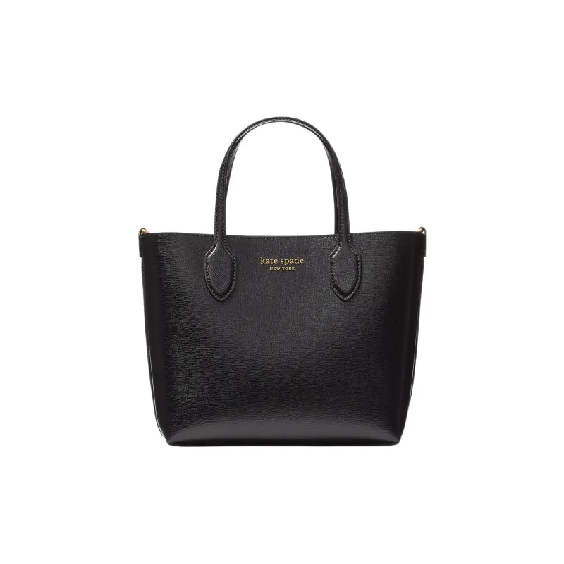 Kate Spade Saffiano Leather Tote Bag, Shopping Bag, Shoulder Bag, Crossbody Bag, Handbag Medium Size Women's Black-0