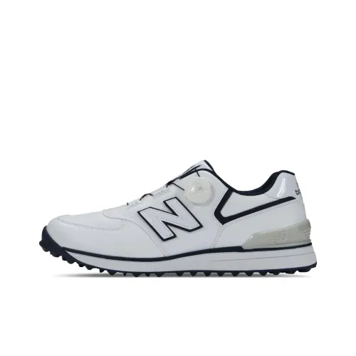 New Balance NB 574 Series Golf Shoes Unisex Low-Top White/Black