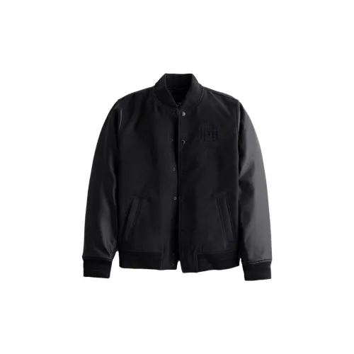 Hollister Jackets Men Black