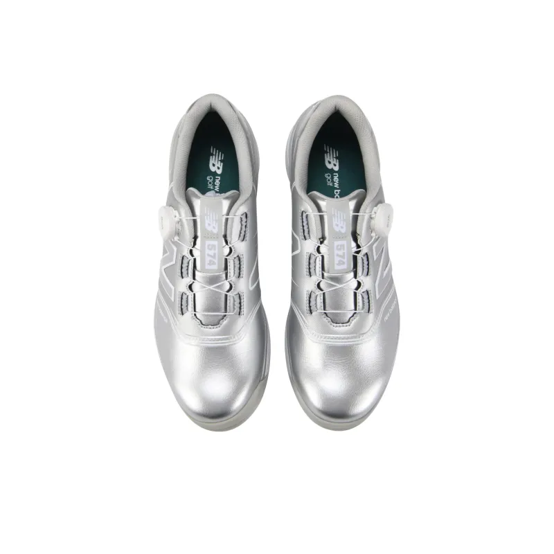 New Balance 574 Golf Shoes 'Silver'-4