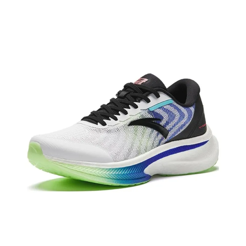 Anta Champion 2nd Gen Slip-Resistant Low-Top Running Shoes Men's White Green-1