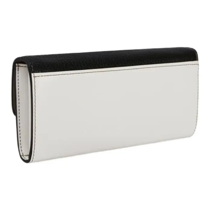 Furla Cow Leather Wallet Women's Black/White-1