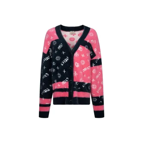 EVISU Knitwear Women's Dark Blue/Pink