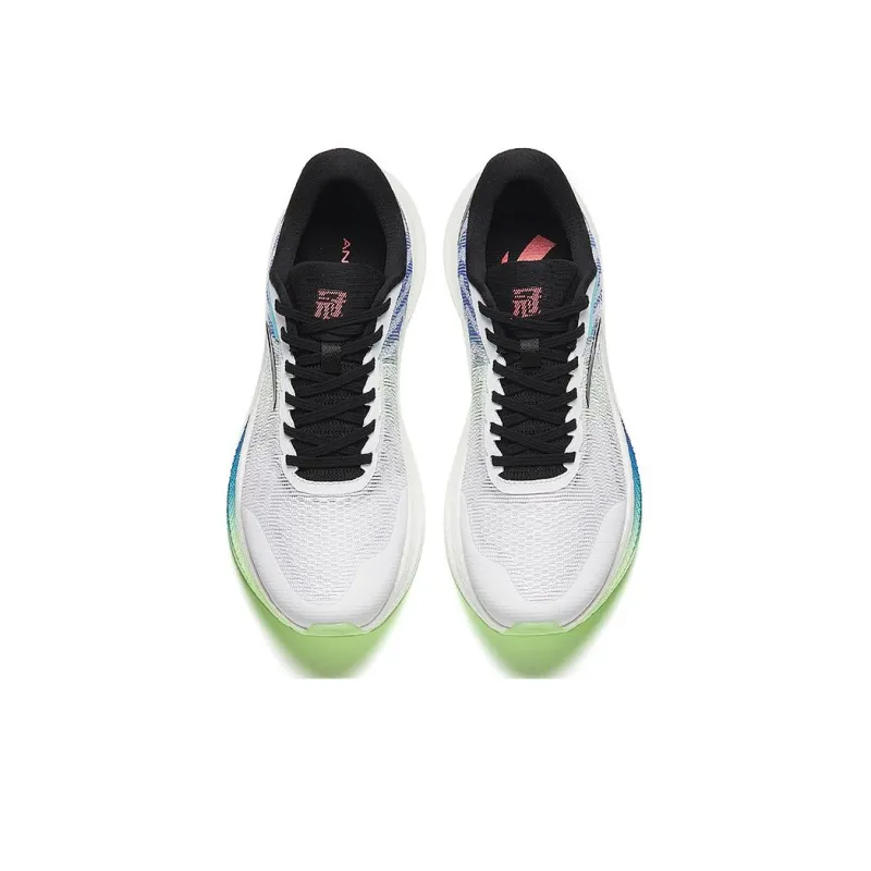 Anta Champion 2nd Gen Slip-Resistant Low-Top Running Shoes Men's White Green-2