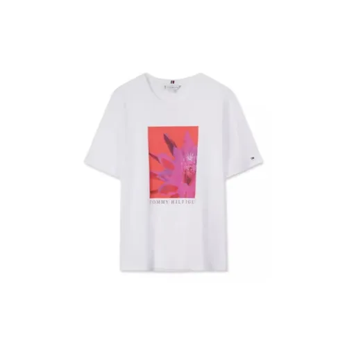 Tommy Hilfiger T-Shirts Women's White YCF