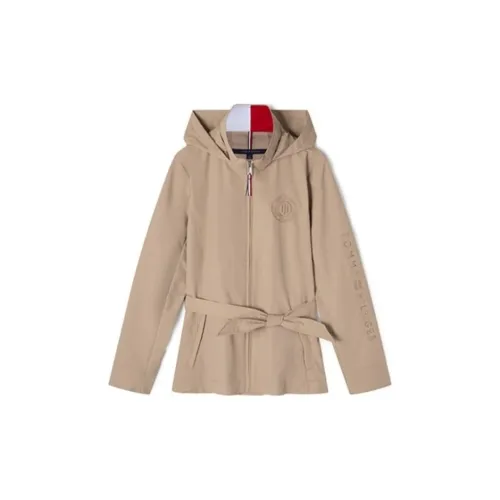 Tommy Hilfiger Trench Coats Women's Khaki F7K