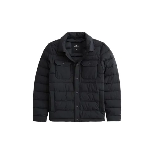 Hollister Jackets Men Black