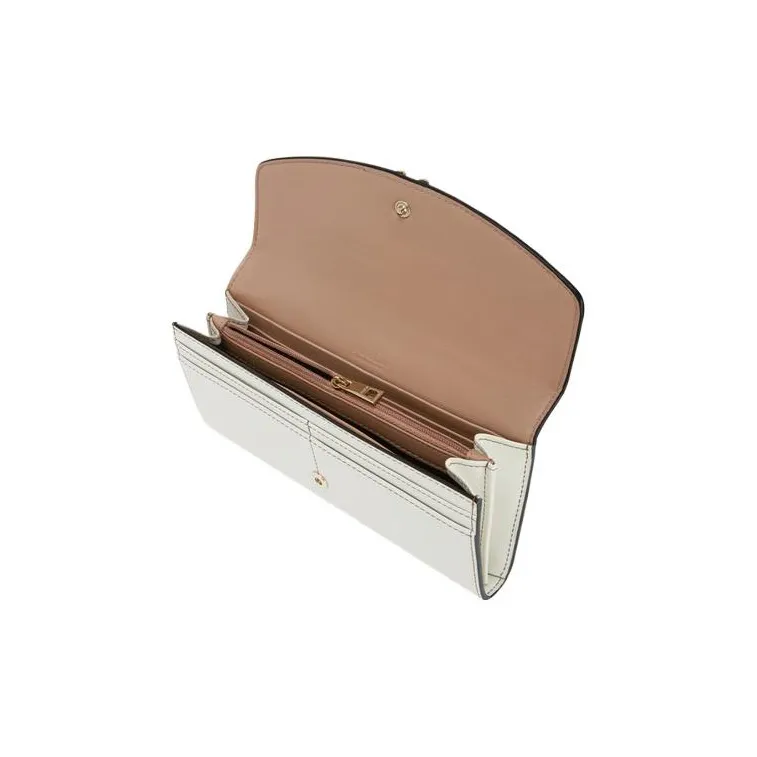 Furla Cow Leather Wallet Women's Black/White-2