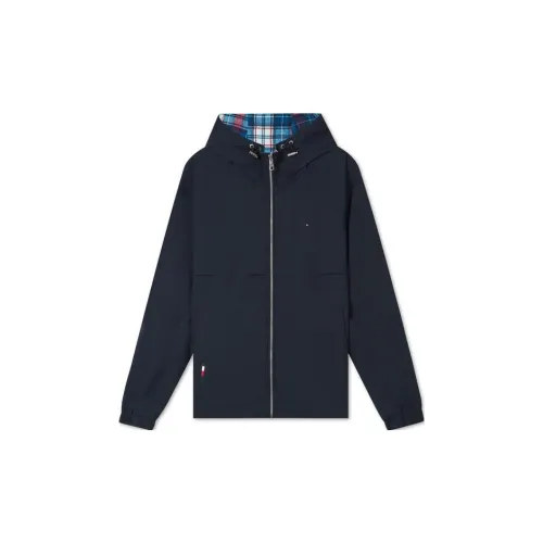 Tommy Hilfiger Jackets Men Navy Blue/Blue Red/White Check DW5