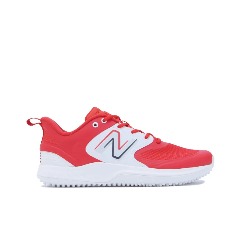 New Balance Cushioned Slip-Resistant Low-Top Running Shoes Unisex Red-1