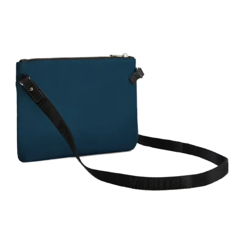 Furla Nylon Calfskin Shoulder Bag Crossbody Bag Extra Large Men's Marine Blue/Black-2