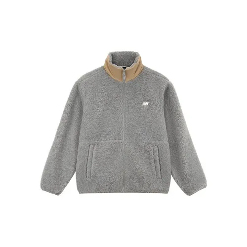 New Balance Velvet Jackets Men Gray