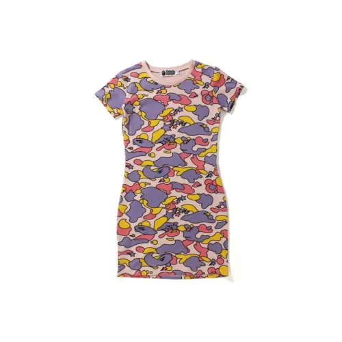 A BATHING APE Short-Sleeved Dresses Women's